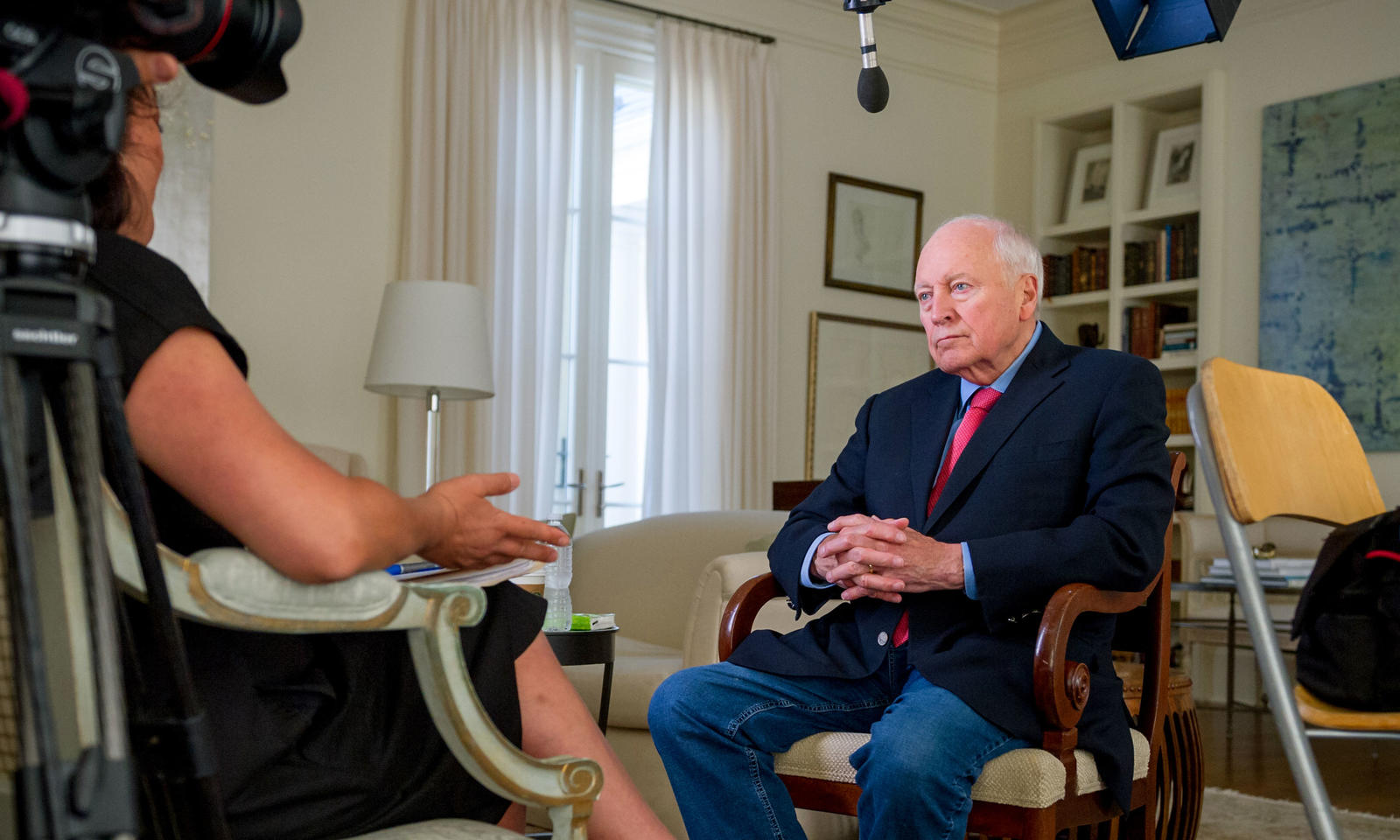 Richard Cheney sits for an interview