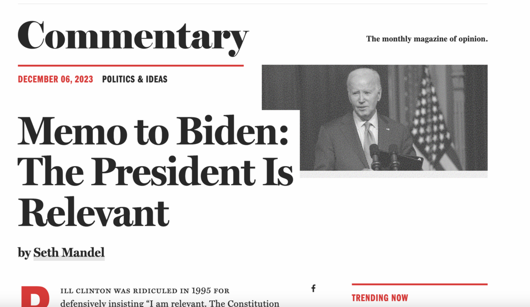 Commentary headline